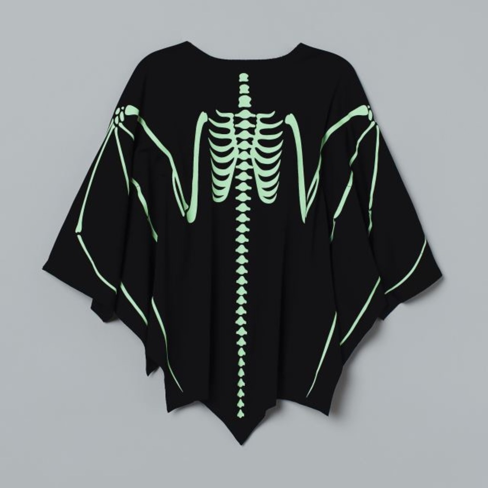 H&M Toddler Bat Skeleton Cape